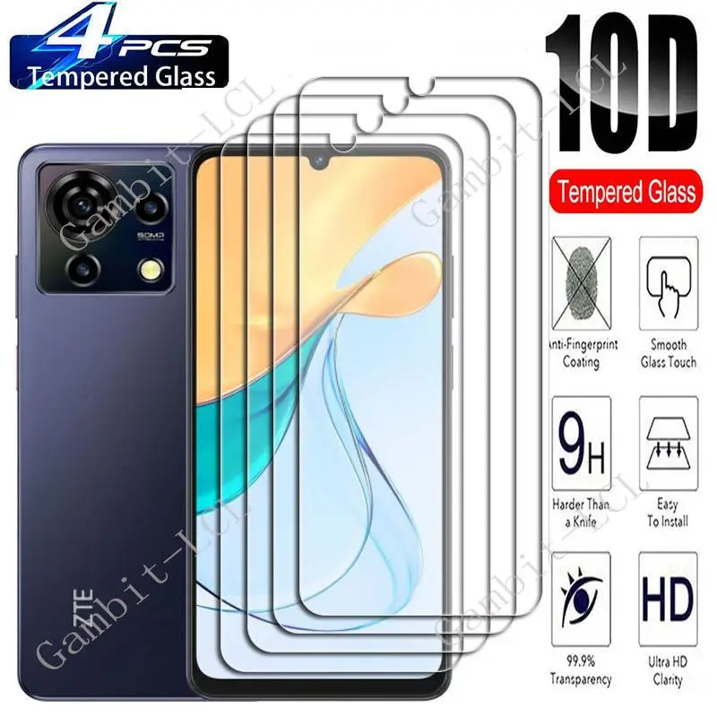 

4PCS For ZTE Blade V50 Vita 6.75" Screen Protective Tempered Glass ON BladeV50Vita BladeV50 V50Vita Protection Cover Film