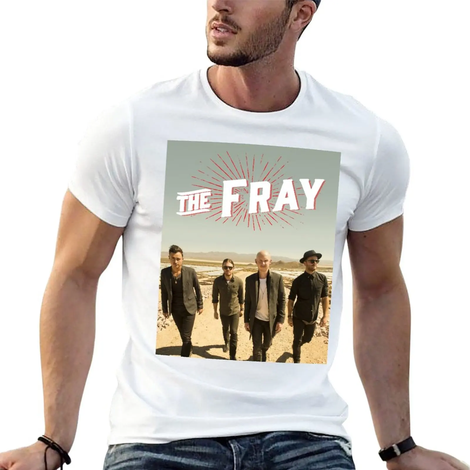 

Новая футболка SANDY05 The Fray Tour 2016, Мужская футболка, Мужская футболка, Мужская хлопковая футболка