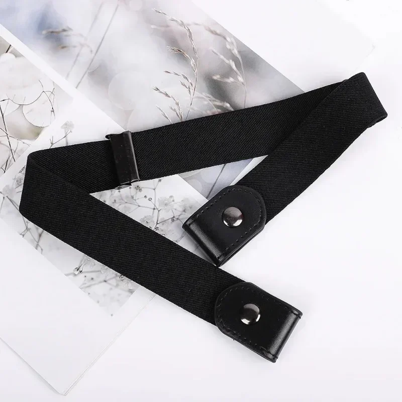 Canvas Adjustable Elastic Waist Band Invisible Belt