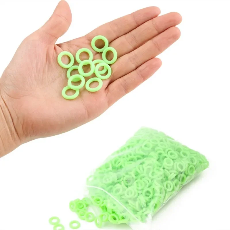 50 Teile/paket Camping Nagel Nachtsicht Leucht Ring Runde Multi-funktionale Zelte Zubehör