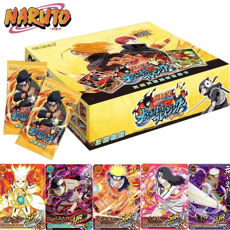 Anime Naruto Series Periferiche Cards Collection Character Kakashi Super Rare Diamond Flash Sp Gioco Di Carte Giocattoli Da Tavolo Regalo Per Bambini