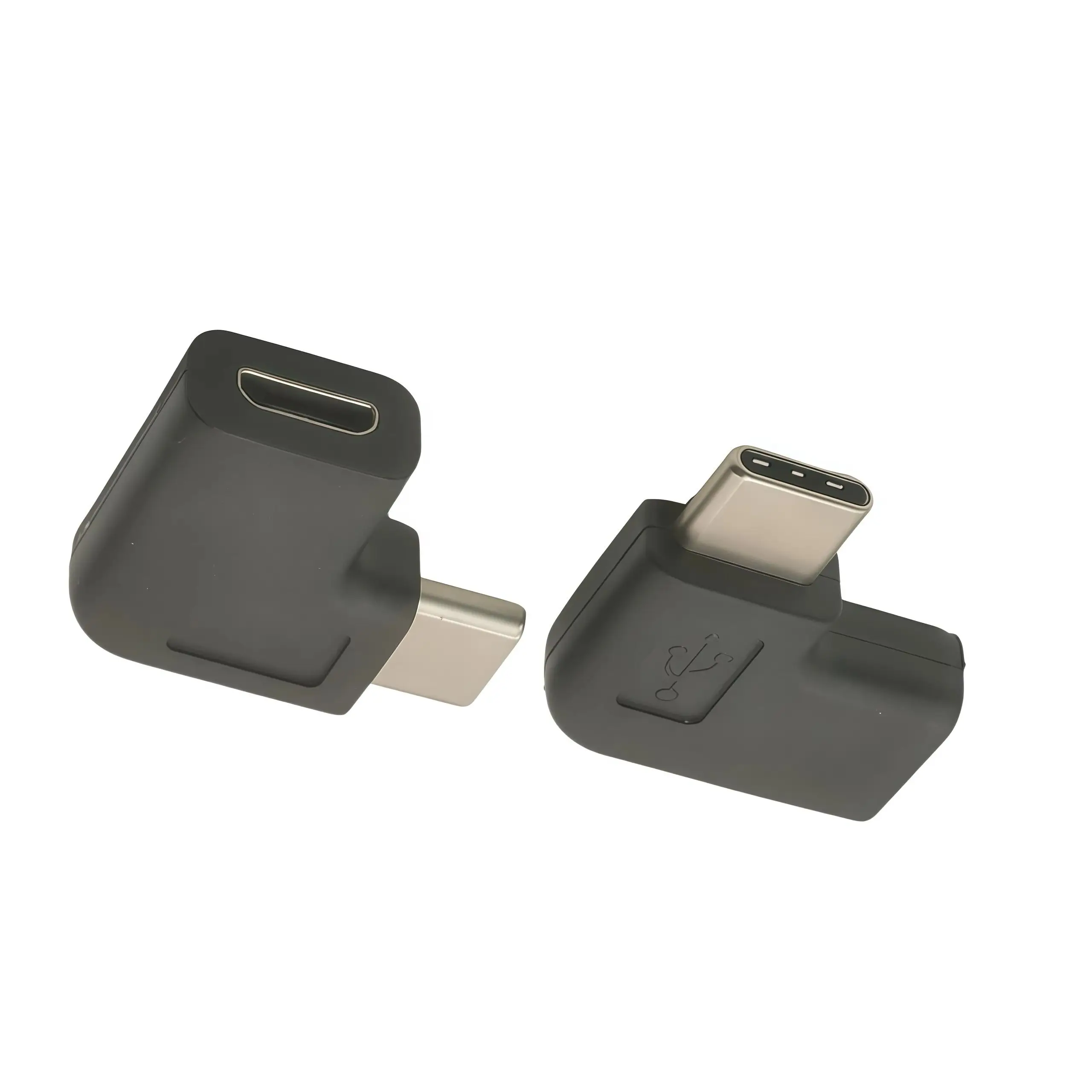 90 Degree Right Angle USB-C Charging and Data Adapter Cable