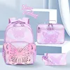 2024 Disney new girls' backpack, children's cartoon creative butterfly multifunctional and stylish versatile student backpack 1