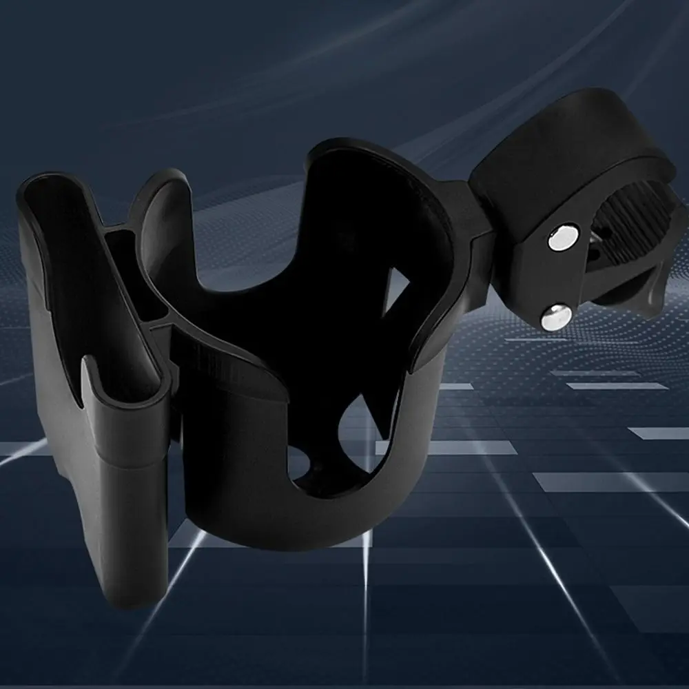 Baby Stroller Water Cup Holder Baby Pram 360° Rotate Milk Bottle Rack Multi-function Anti-Slip Mobile Phone Holder