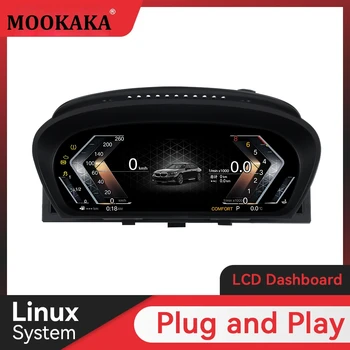 Pantalla LCD de 12.3 pulgadas con sistema operativo Linux para coche, panel de instrumentos digital, cabina virtual para BMW X5 F15 E70 X6 E71 F16 2007 - 2019, tablero LCD. 1