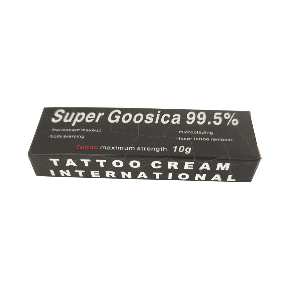 Newest High-Quality 99.5% Super Gooscia Tattoo Cream Before Permanent Makeup Microblading Piercing Eyebrow Lips Body Beauty 10g