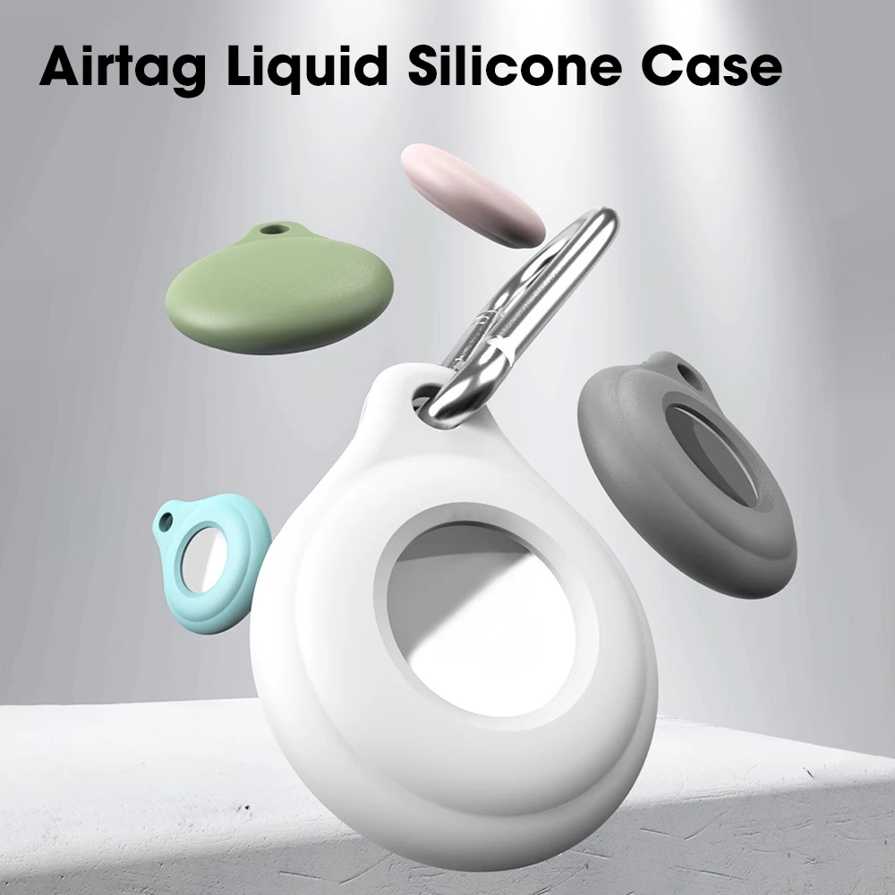 Étui Airtag en silicone pour Apple,collier de chien et de chat,GPS