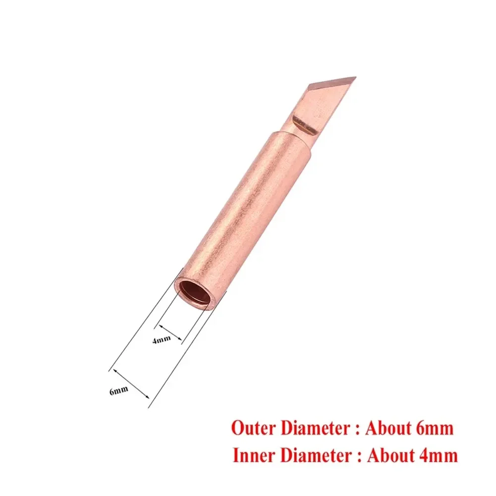 Soldering Iron Tips 5pcs 900M-T Pure Copper Lead-Free Welding Solder Tip For Welding Equipment Soldering Supplies 933.907.951,soldering iron tips