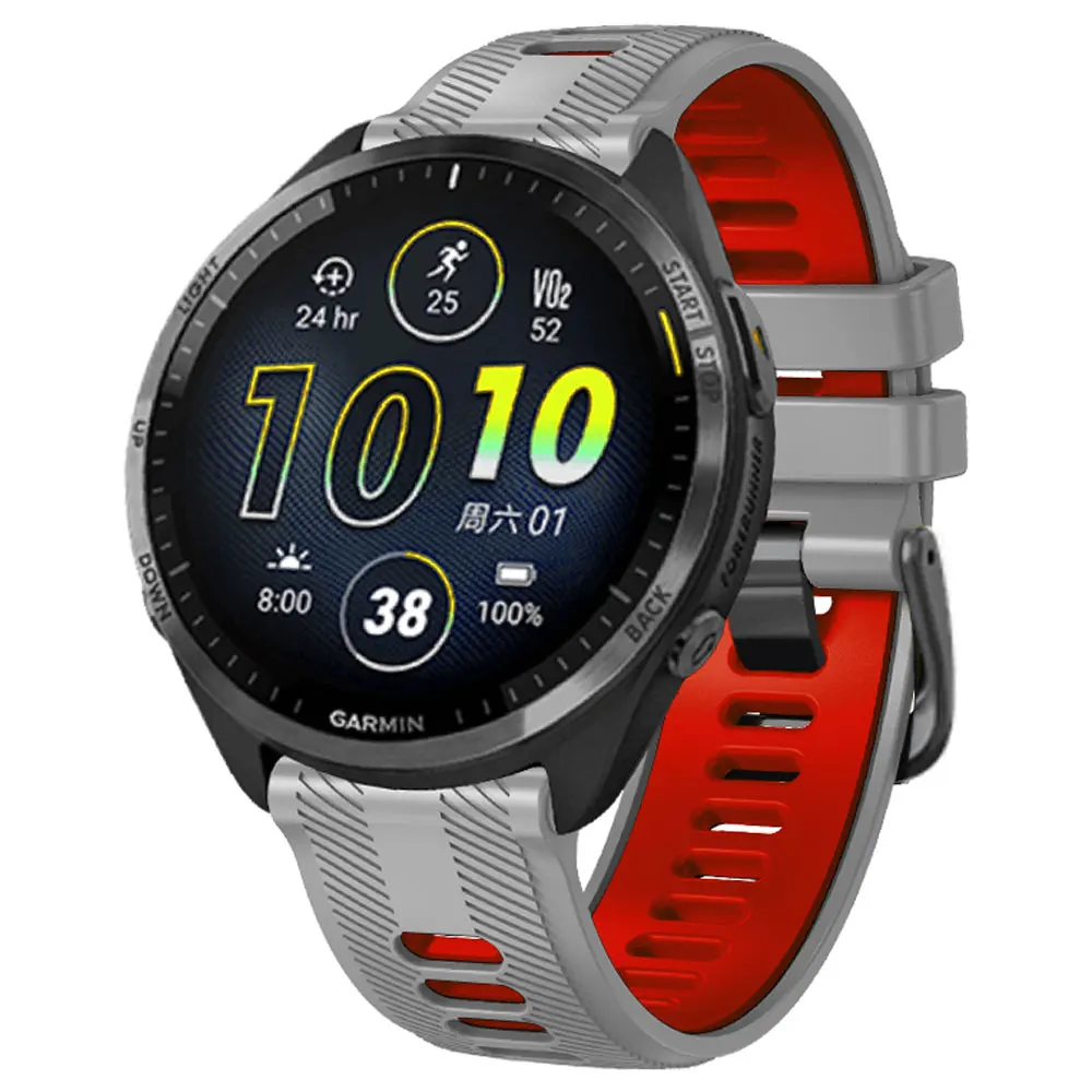 Garmin Forerunner 965 시계 스트랩 실리콘 팔찌 Forerunner 945 935 745 손목 밴드 교체 Correa 벨트 용 22mm 시계 밴드