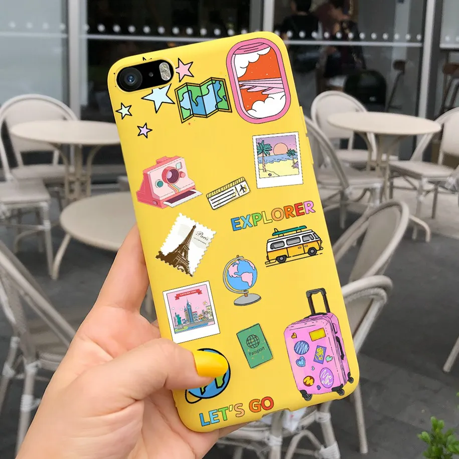 Leopard Cartoon Soft Matte Silicone Bumper Case