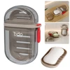 Travel Soap Container with Lid & Drain Sealed Soap Dishes Leak Proof Shower Soap Case for Shower Bath Traveling 2