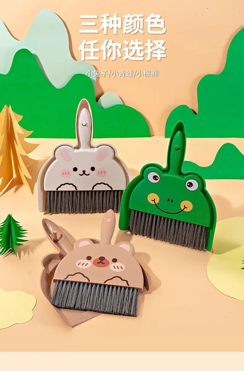 Mini Cartoon Desktop Cleaning Broom - Image 11