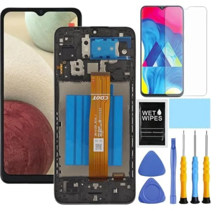 for Samsung Galaxy A12 Screen Replacement with Frame for Samsung a12 a125u Screen Replacement kit s127dl a125a a125w LCD Displa