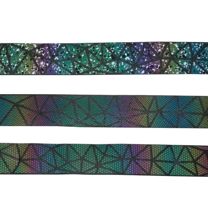 Road Bike Reflective Handlebar Tape Cork Cycling Damping Anti-Vibration Wrap EVA PU Bicycle Comfortable Rainbow Bar Belt bike handlebar tape