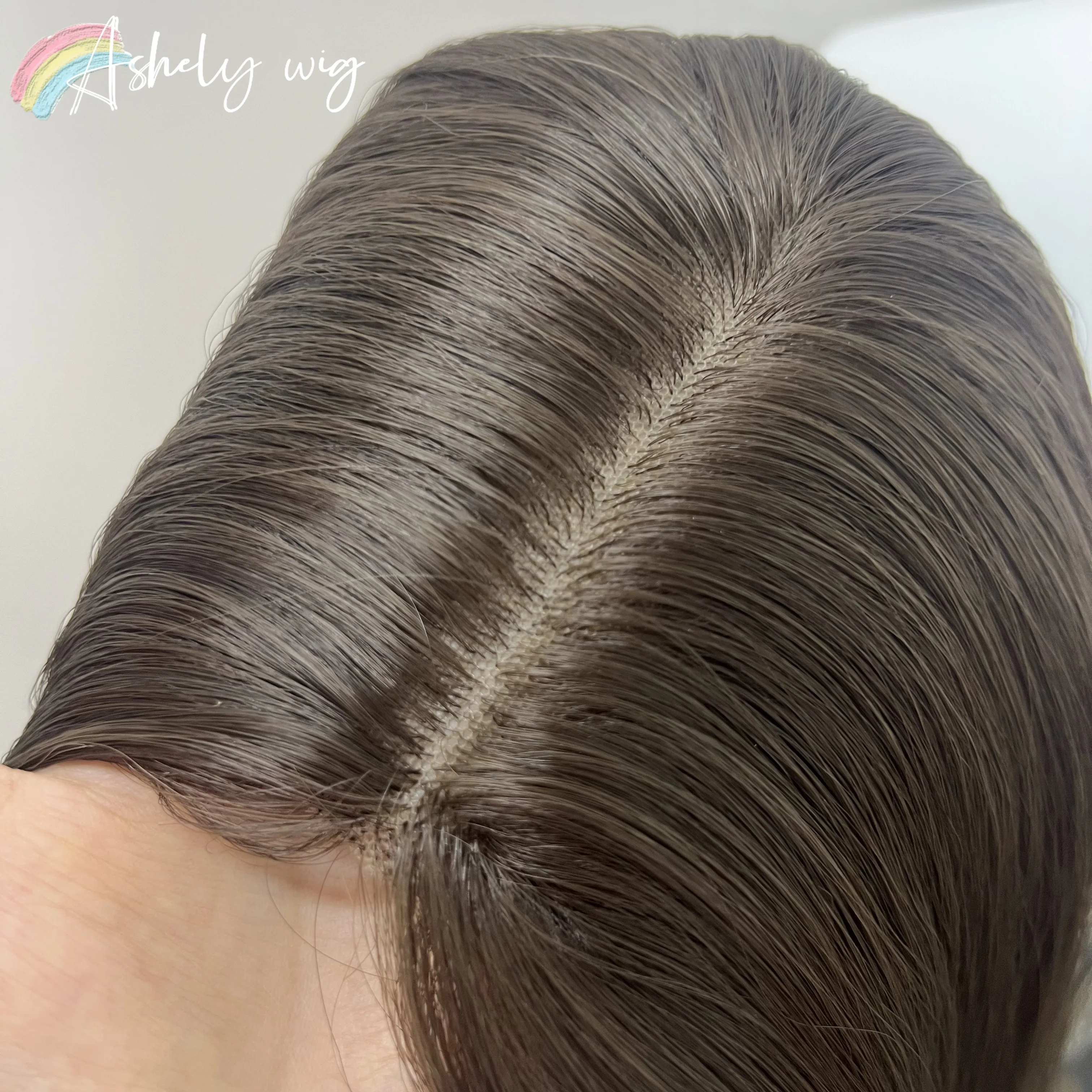 Cold Brown Wig for Women 24inch Long Straight Layer Hair Wigs High Temperature Fibers Synthetic Wigs Cosplay Natural Looking