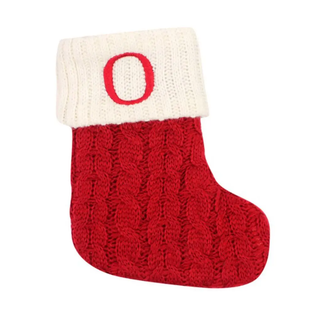 Knitted New Year 2022 Decor Tree Christmas Merry Christmas Socks Stockings Xmas Gift Gift Holders