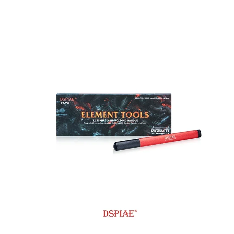 DSPIAE AT-TH 3.175mm Universal Clamp Handle Hook Knife Push Knife Scribing Carving Model Building Tools Model Tools