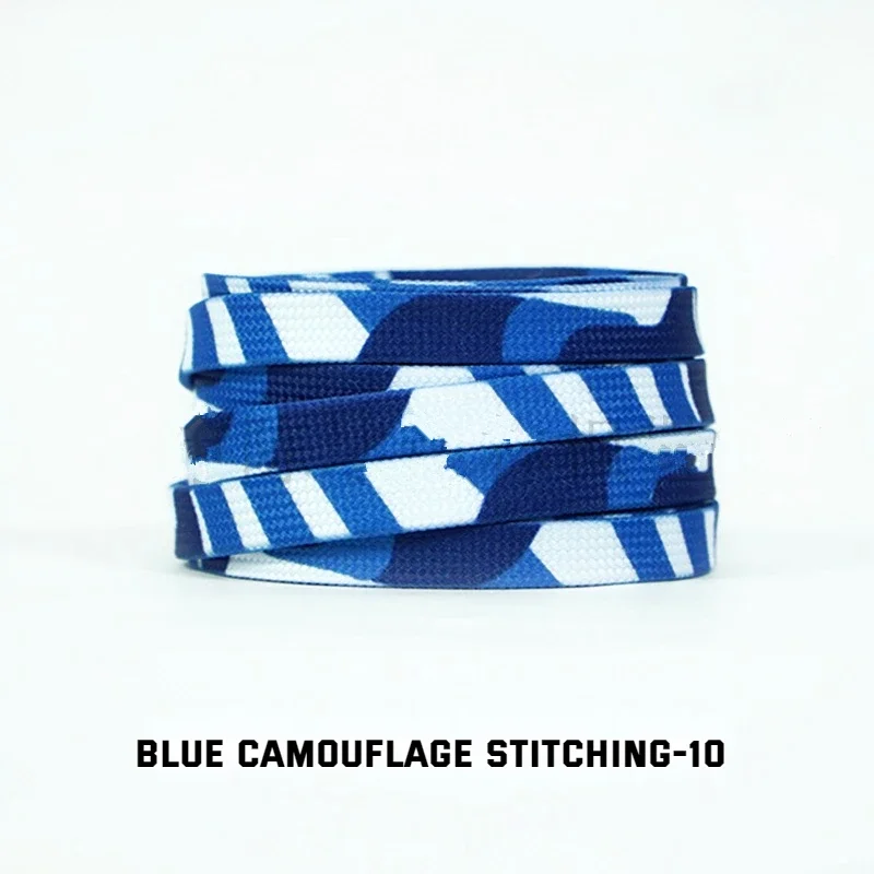 Vibrant Dazzling Blue Gradient Tie-Dye Shoelaces