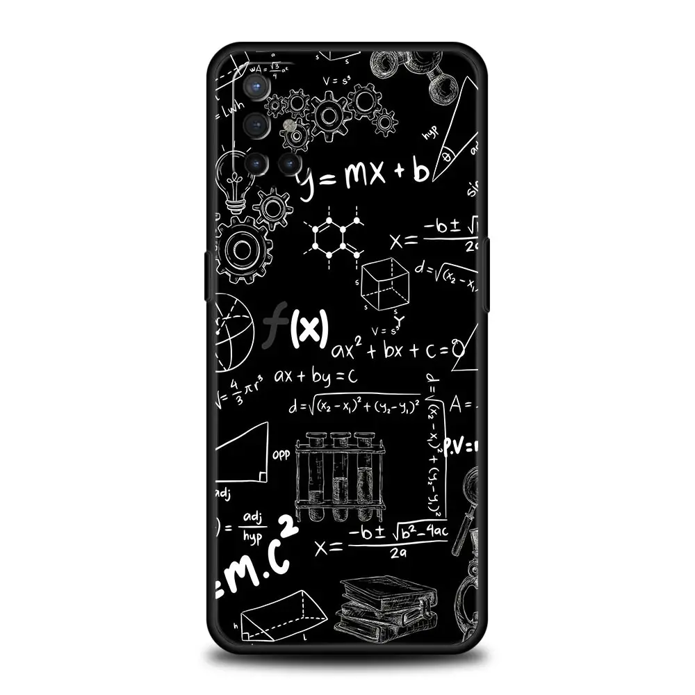 Stylish Phone Case with Physics, Chemistry, and Mathematics Design