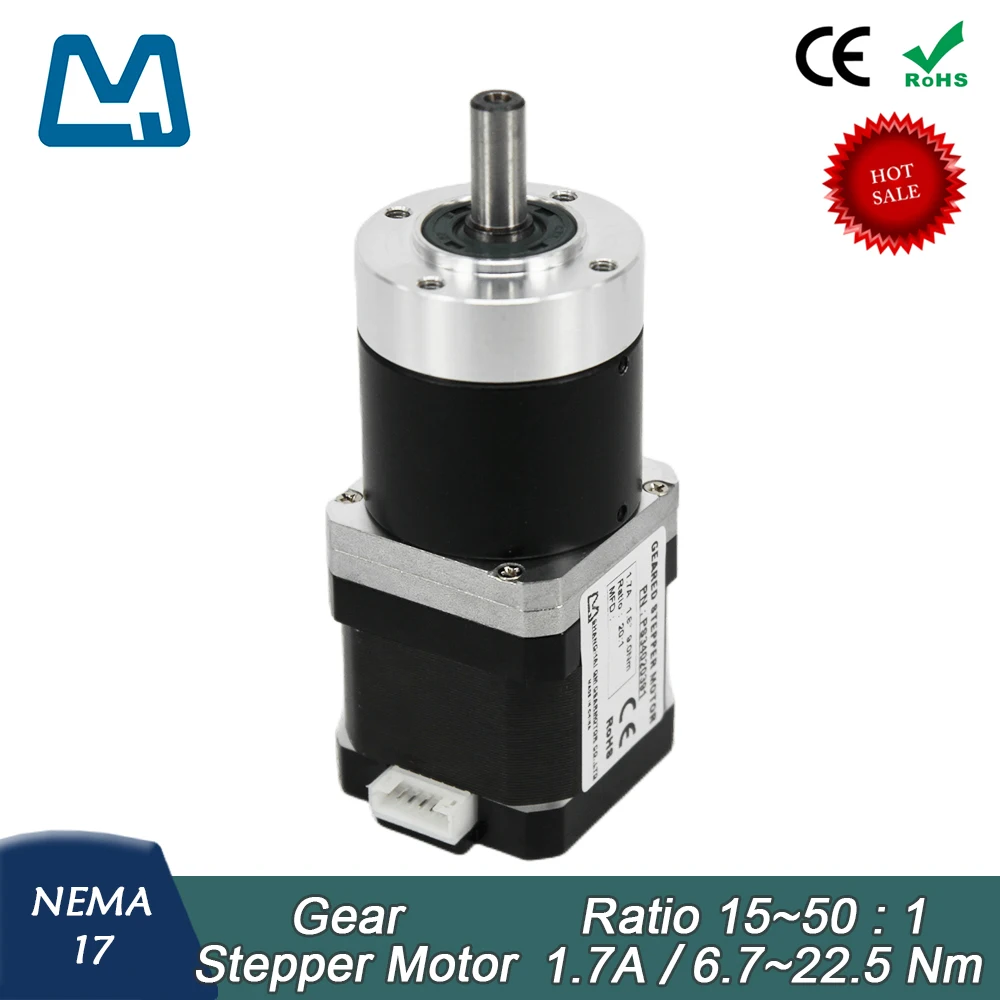 Nema17 Gearbox Ratio 151 Keyway Shaft 42 Stepper Motor 40mm