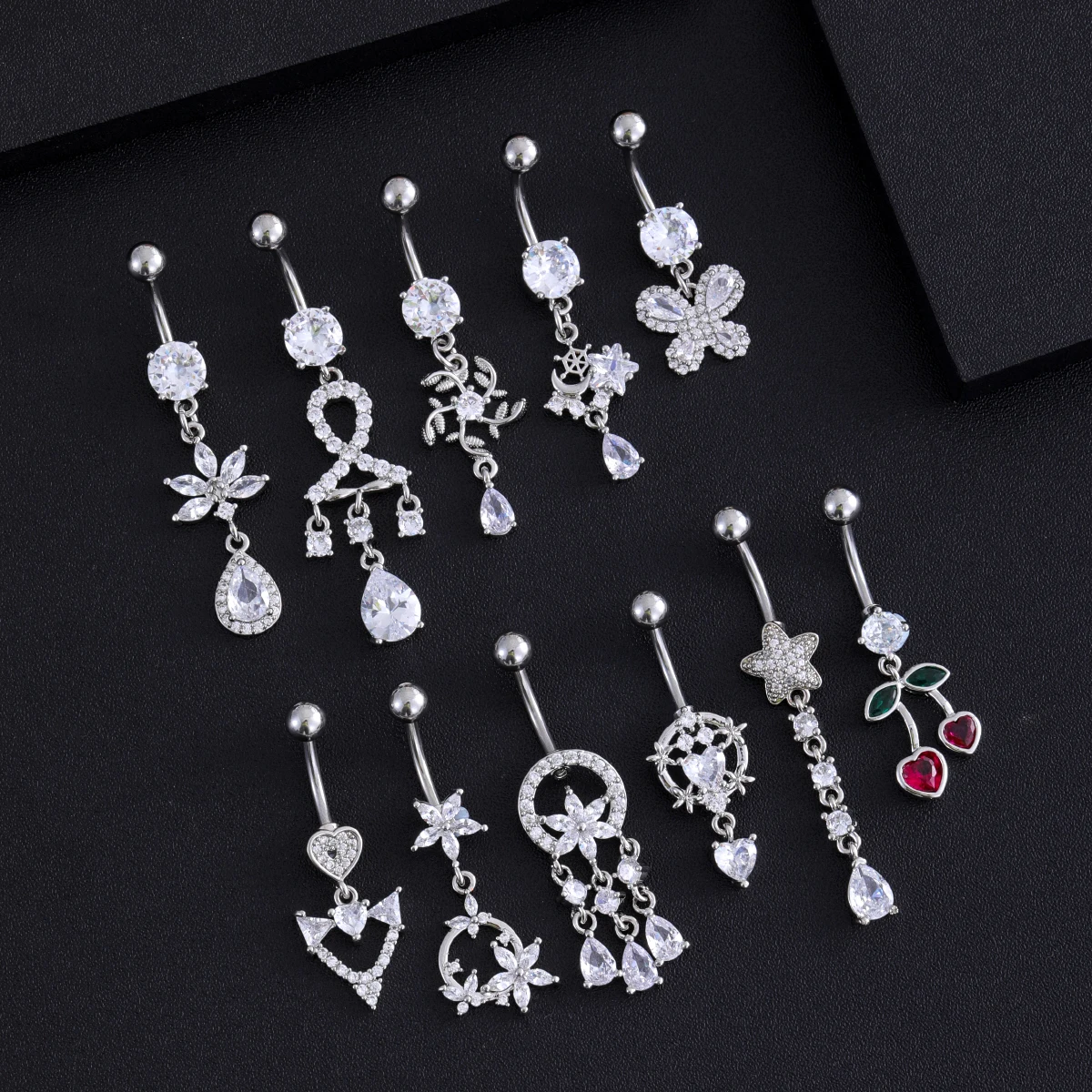 Belly Button Rings Jewelry 14G For Piercing
