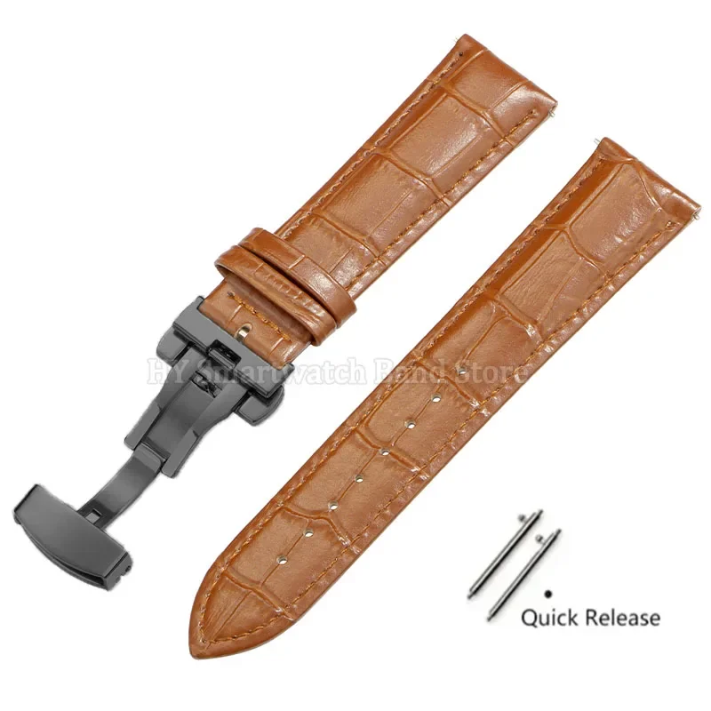 Premium Leather Quick Release Watch Strap - Universal Sizes