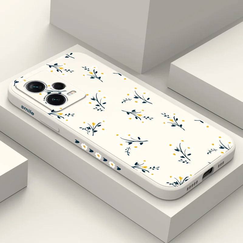 Exquisite Floral Silicone Soft Phone Case