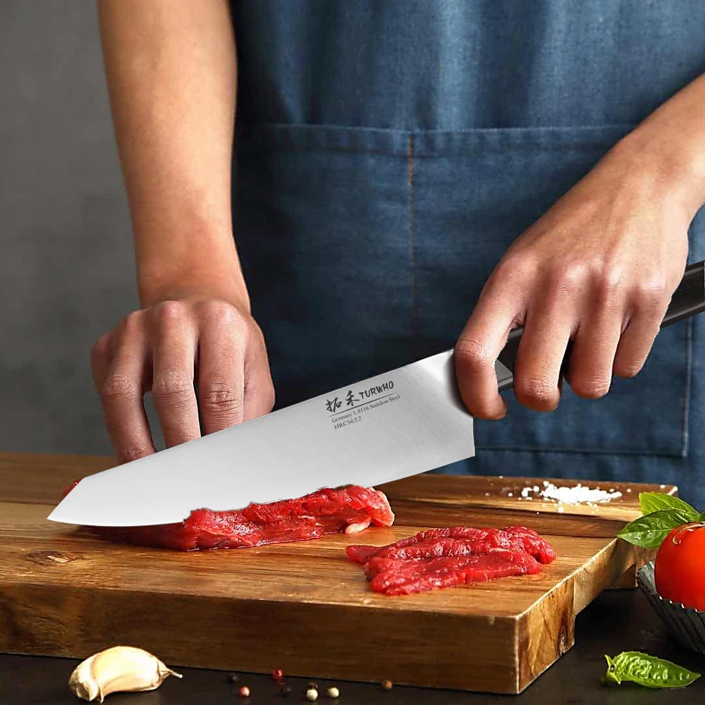 1-3 PCS Kitchen Knives Set German 1.4116 High Carbon Stainless Steel Japanese Nakiri Cleaver Slicing Utility Chef Knifes kitchen knives