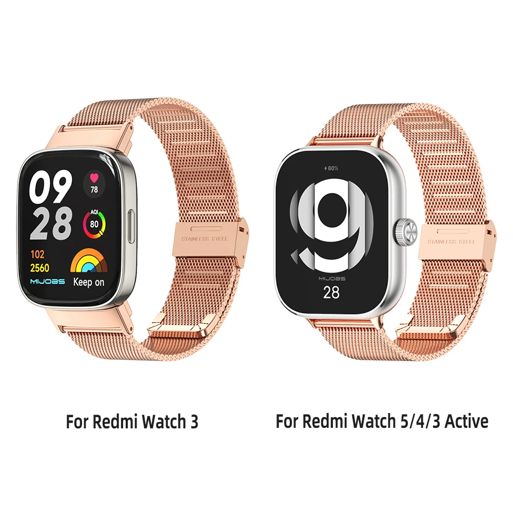 Premium Metal Replacement Strap for Smartwatches - Sleek & Durable Wristband Accessory