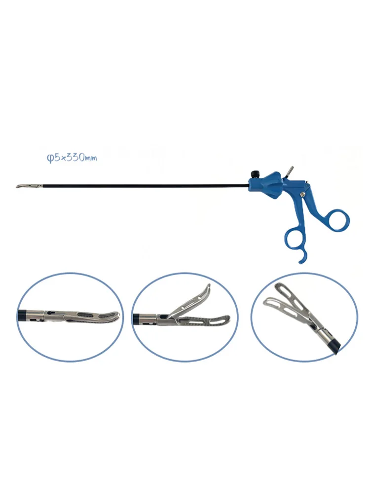 Laparoscopic surgical instruments - Two split forceps without damage - Duck billed grasping forceps, straight curved scissors self lock arthroscopy foreign body forceps arthroscopy grasping forceps arthroscopy grasper