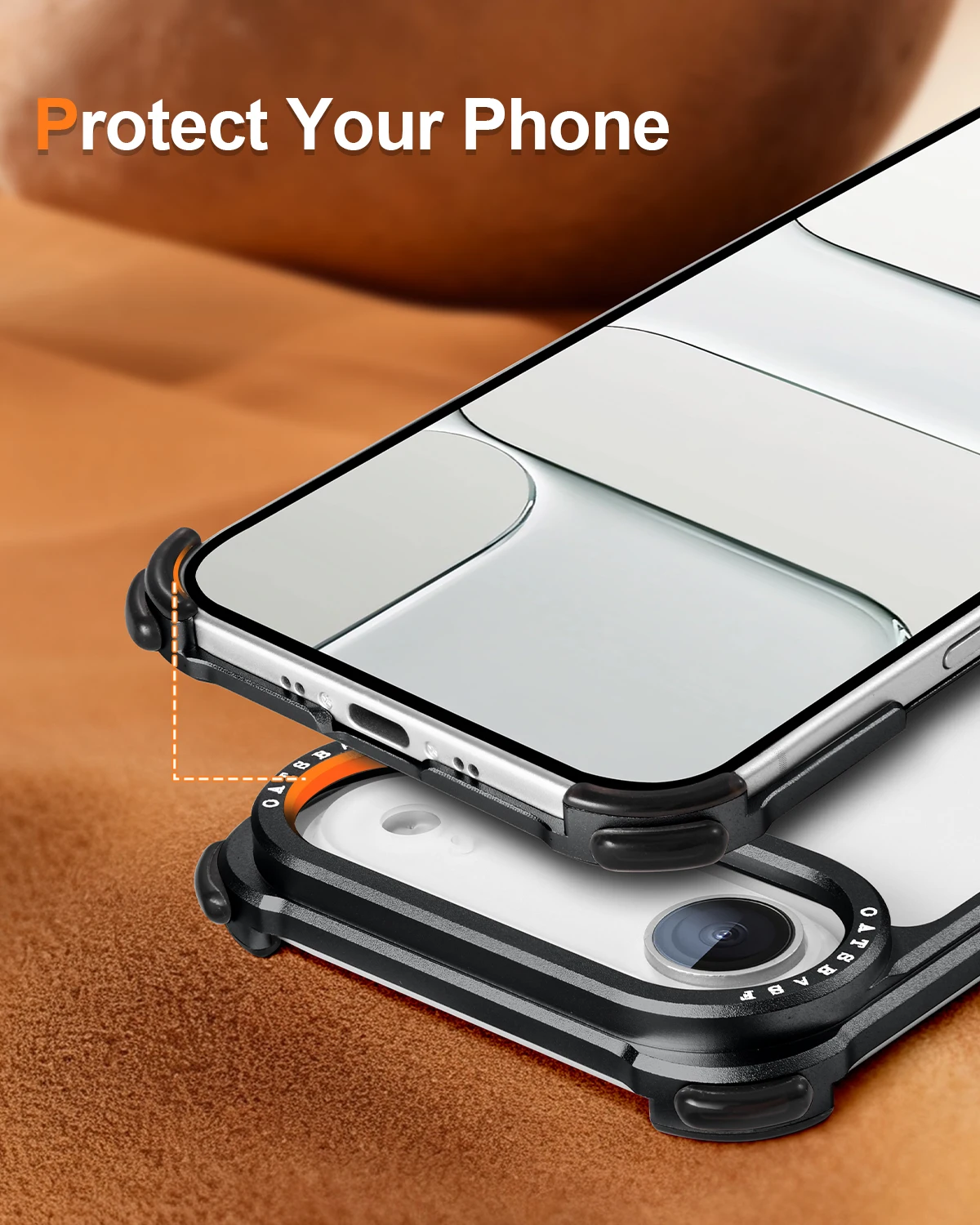 Eary Aluminum Alloy Case for iPhone 17 Pro Max Air for Magsafe Shockproof Wireless Charging Phone Cover Frameless Metal Bumper