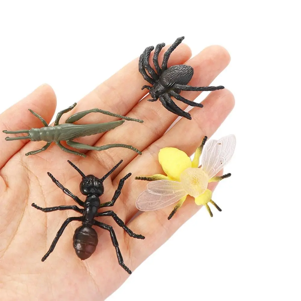 Model Toys Beetle PVC Fake Insect Spider Figures Simulation Insect Model Animal Toys Realistic Figurine