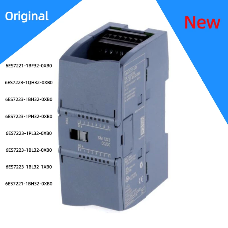 

New PLC S7-1200 6ES7 223 6ES7221-1BH32-0XB0 6ES7223-1BH32-0XB0 6ES7221 1PH32 1PL32 1BL32 1QH32 1XB0 1BF32 1BH32 Original