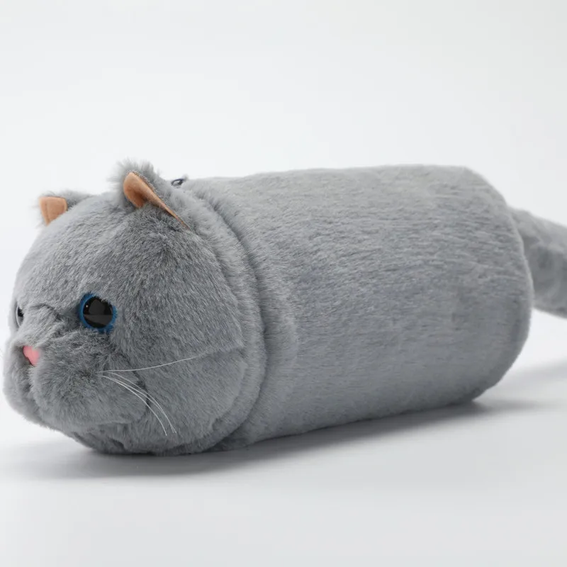 Women cute Cat Plush shoulder bag  lady fur doll messenger bag Girl cartoon mini mobile phone bag