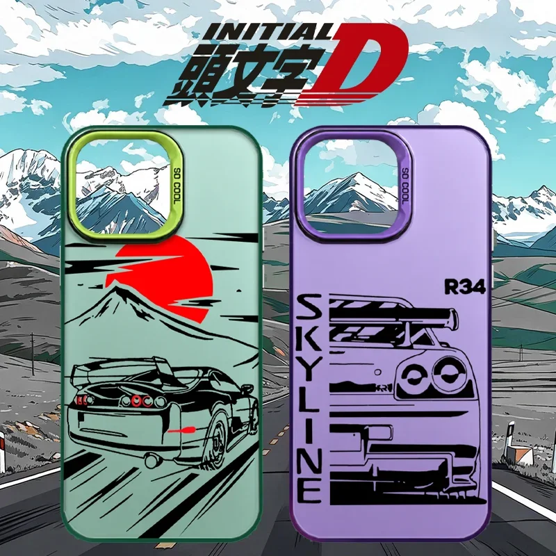 JDM Car Nissan Skyline R34 Design Turbo Phone Case Etui