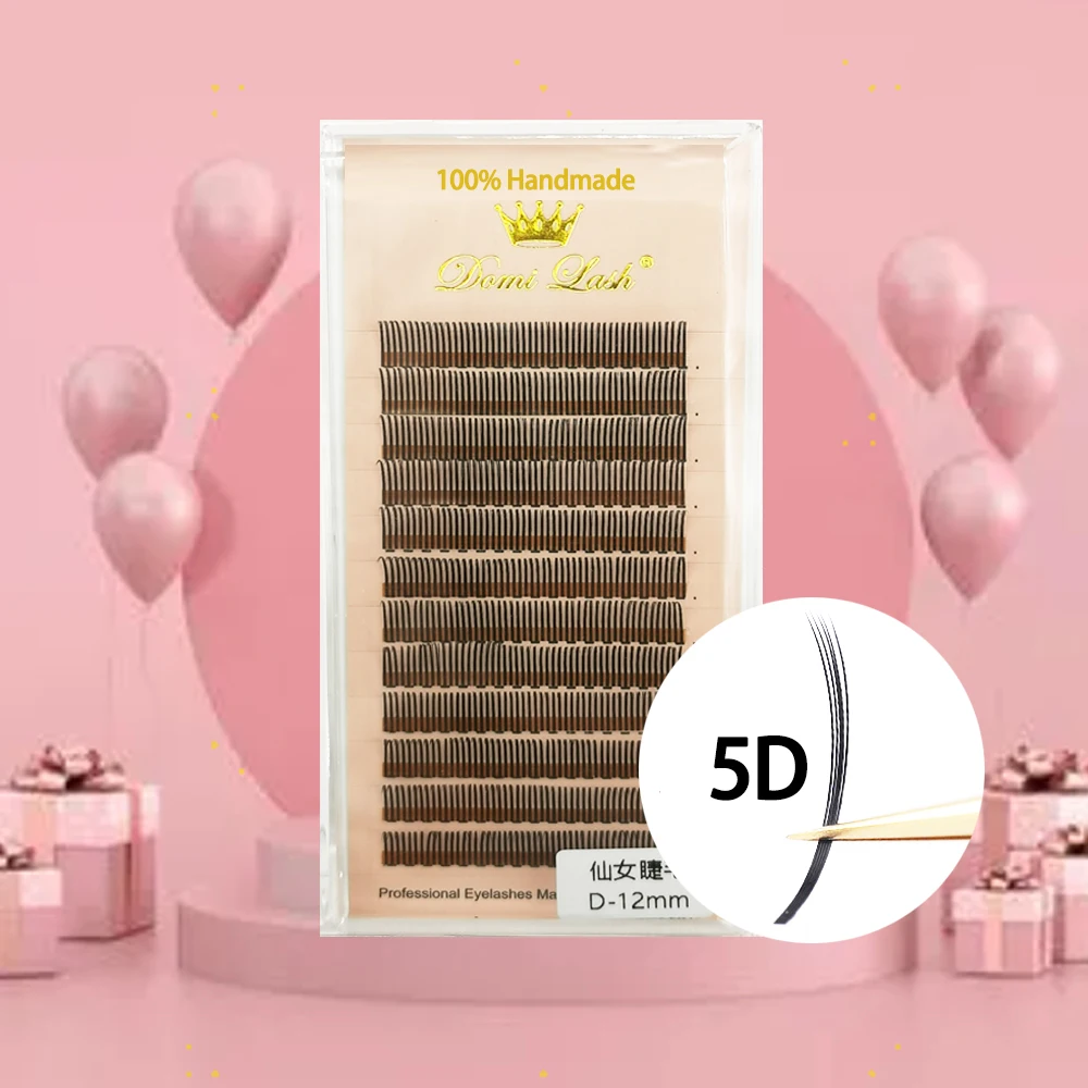 

5D Spike Fairy False Eyelash Extension Russian Volume Premade Fans Mink Soft Natural Individual Easy Fan Lashes Free Shipping