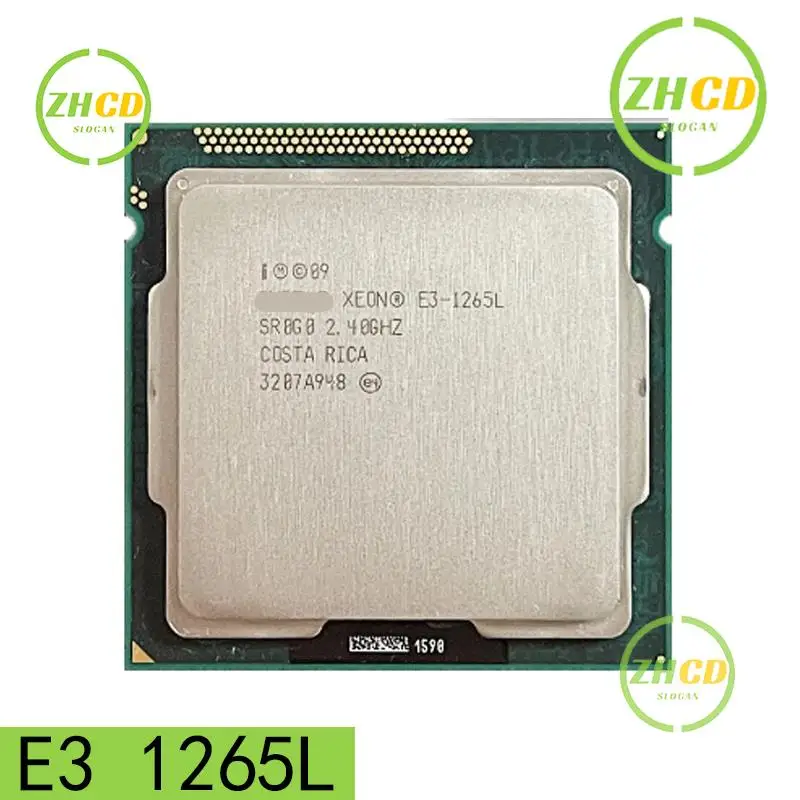 Gebrauchter Server Prozessor Für Desktop-PC Intel Xeon E3-1265L 2.4GHz Quad Core CPU SR0G0 LGA1155 Gen8 Tested E3-1260L Vs