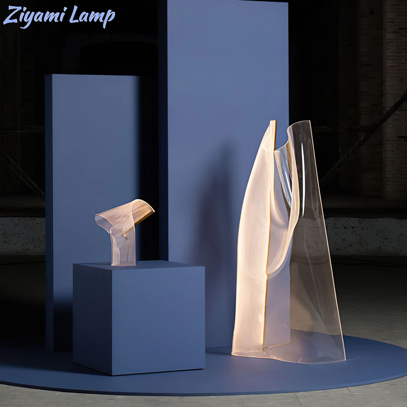 

Designer Table Lamp Floor Lamp Night Stand Light High-end Living Room Sofa Atmosphere Lamp Bedroom Net Red Creative Art Vertical