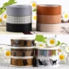 10M Grid Vintage Washi Tape Japanese Paper DIY Planner Masking Tape Adhesive Tapes Stickers Decorative Stationery Tapes 1