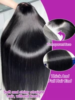 30 36 pouces perruques de cheveux humains droites 180 densité droite 13x6 Hd dentelle frontale perruque cheveux humains pré-plumés cheveux brésiliens pour les femmes 3