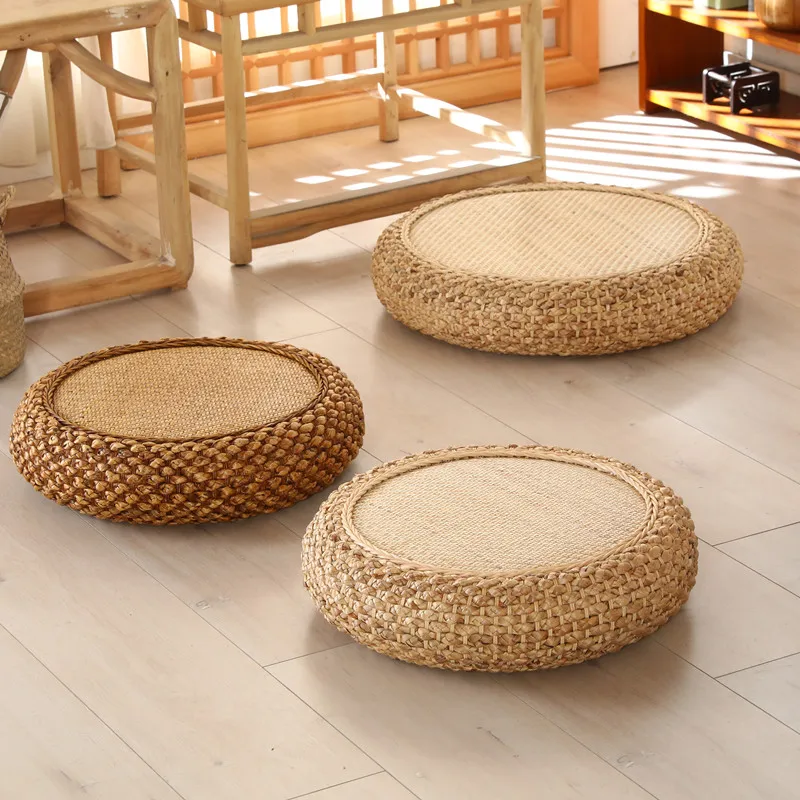 

Vine weaving, futuan living room, ground cushion,floating window, straw weaving, sitting pier, meditation, and cushion making