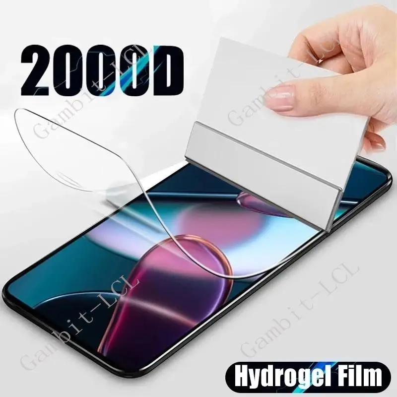 Per Motorola Edge + 2020 X40 X30 Pro S30 Edge 30 Ultra Fusion Hydrogel Film Cover Protettiva Per Schermo (Vetro Non Temperato