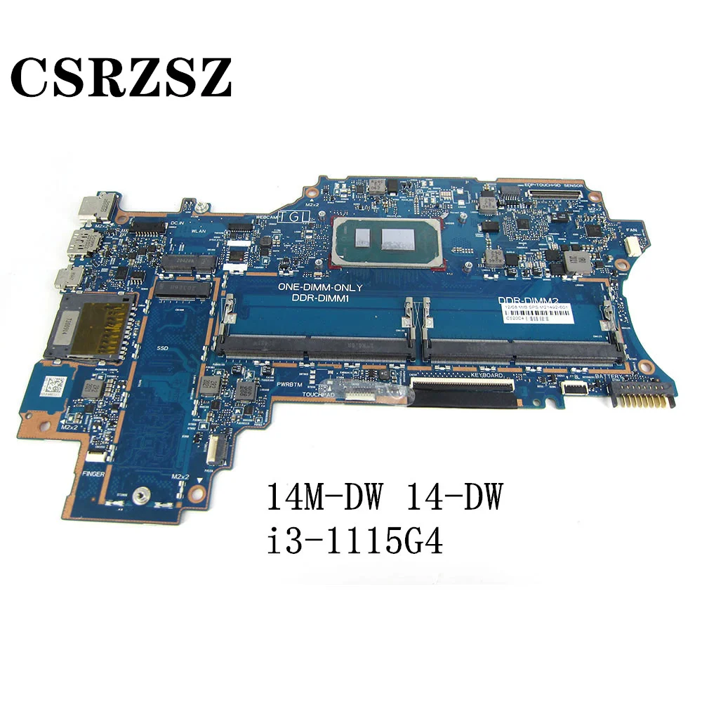 

CSRZSZ For HP Pavilion 14M-DW 14-DW Laptop motherboard M21492-601 M21492-001 6050A3202801 with i3-1115G4 CPU Fully tested