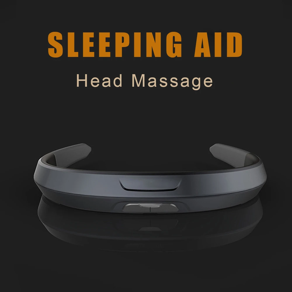 Electric Sleeping Aid Improve Sleep Hypnosis Device Microcurrent Pulse Head Massager Relief