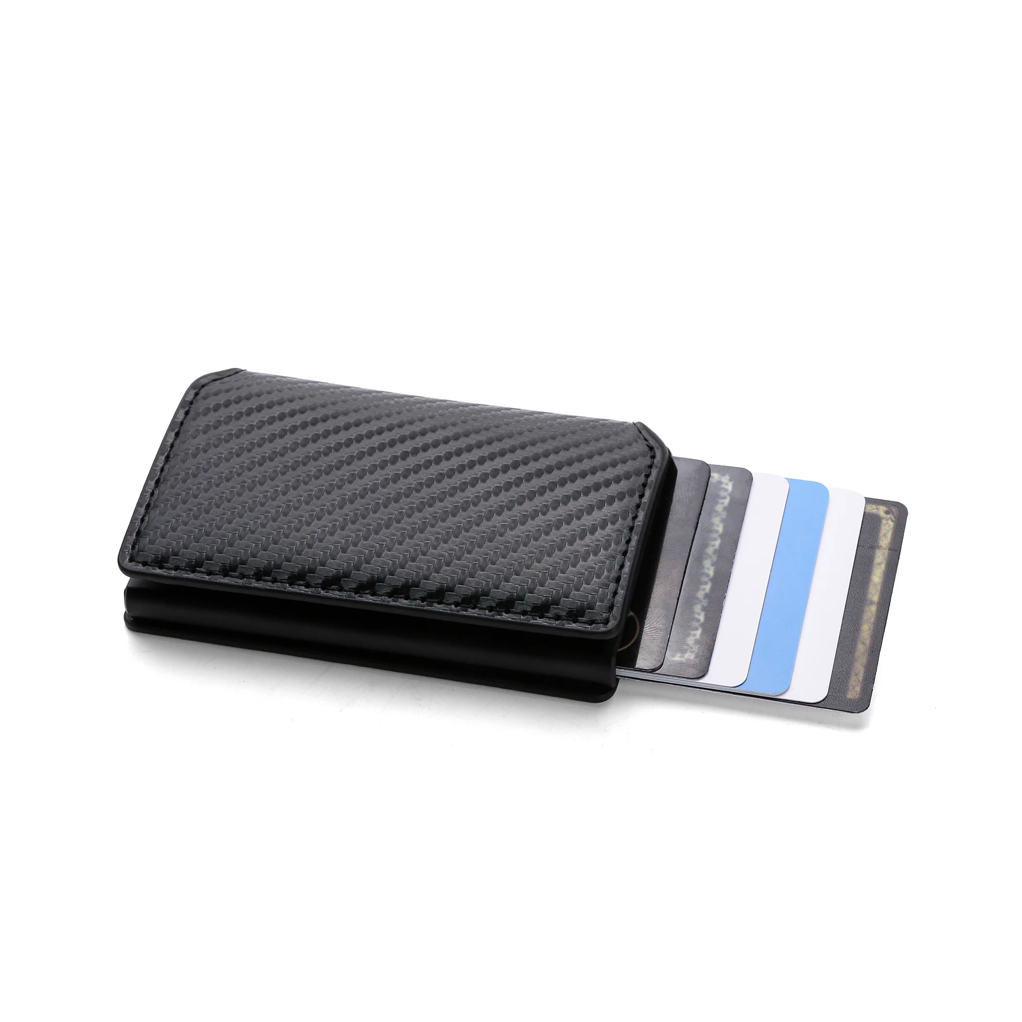 Anti-theft RFID Credit Card Holder Pu Leather Slim Card Holder For Men And Women