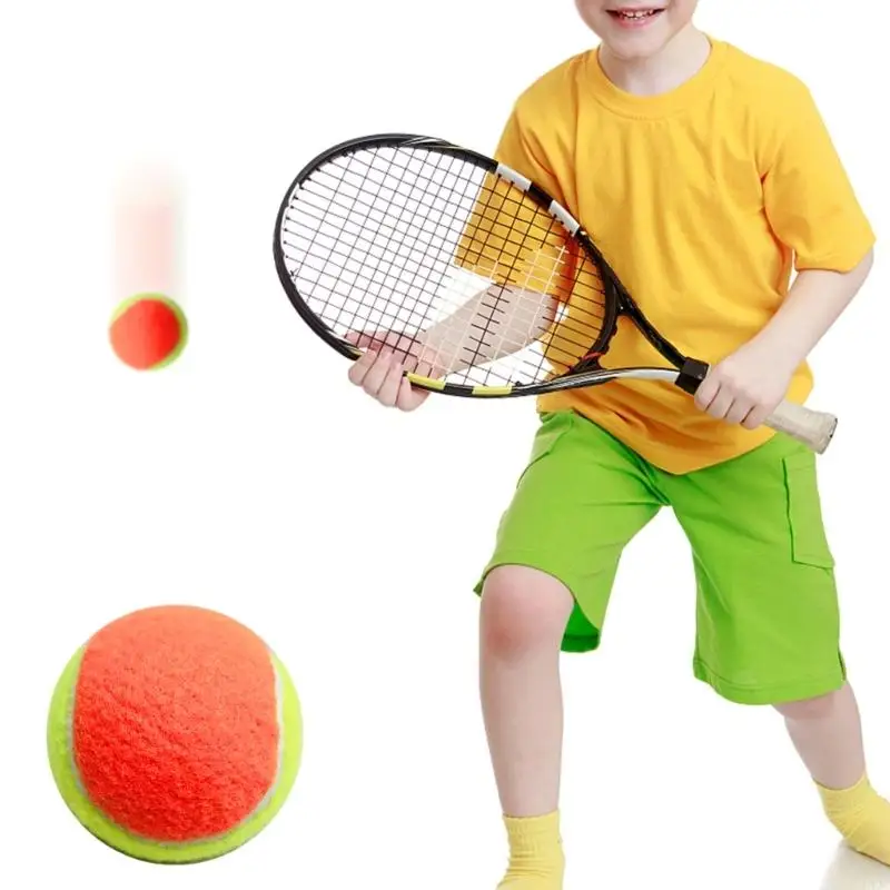 U1JC 3Pcs Training Exercise Tennis Balls for Beginners Tennis Balls Practice Balls, for Dogs Kids