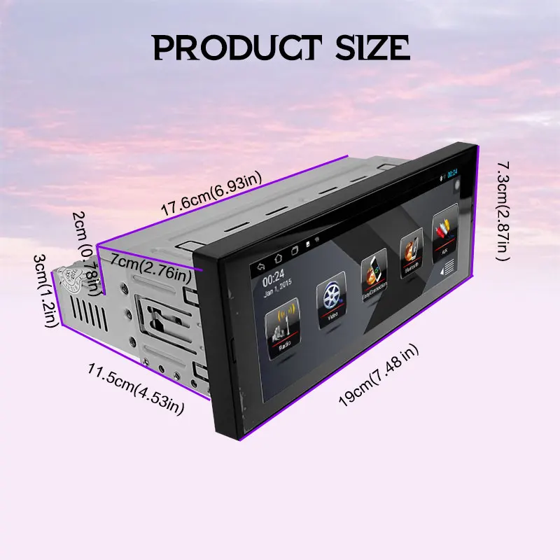 1 dinカーラジオ,mp5プレーヤー,6.9インチ,Android 8.1,4G,GPS,wifi,Bluetooth,タッチスクリーン,1 16g - AliExpress 自動車 バイク 1 dinカーラジオ,mp5プレーヤー,6.9インチ,Android 8.1,4G,GPS,wifi,Bluetooth,タッチスクリーン,1 16g - AliExpress 自動車 バイク
