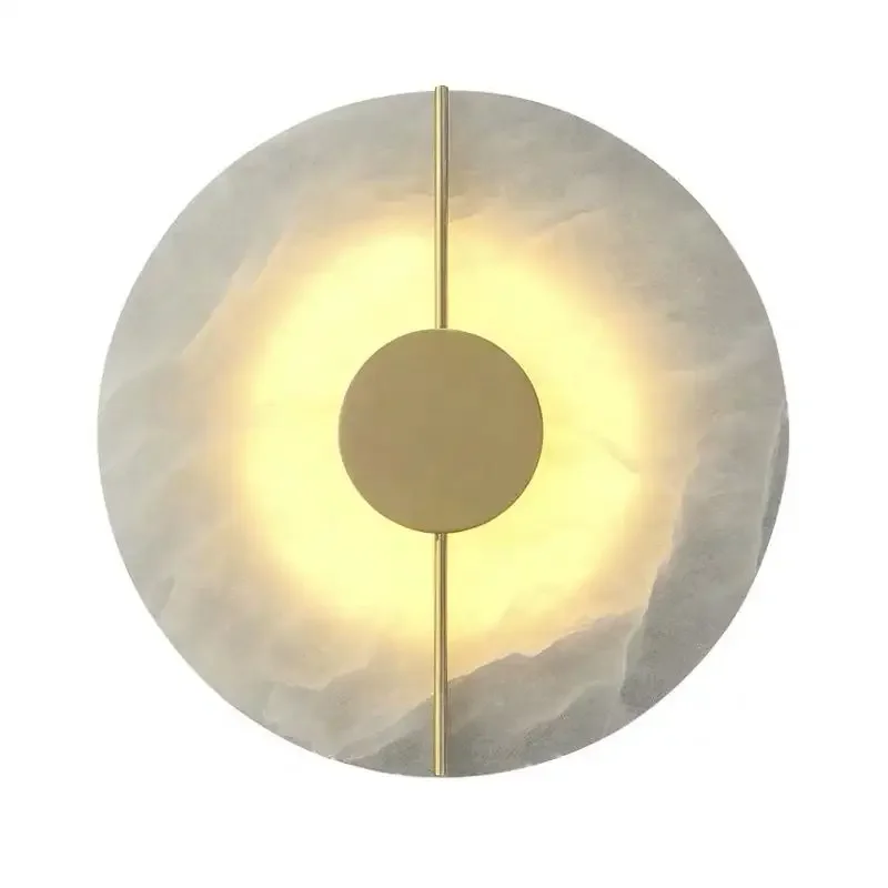 Lumind marble wall lamp Light luxury copper wall lamp high-grade atmosphere bedroom bedside hotel corridor light