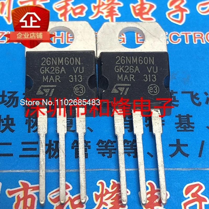 

(5 шт./партия) P26NM60N STP26NM60N TO-220 MOS 600V 20A