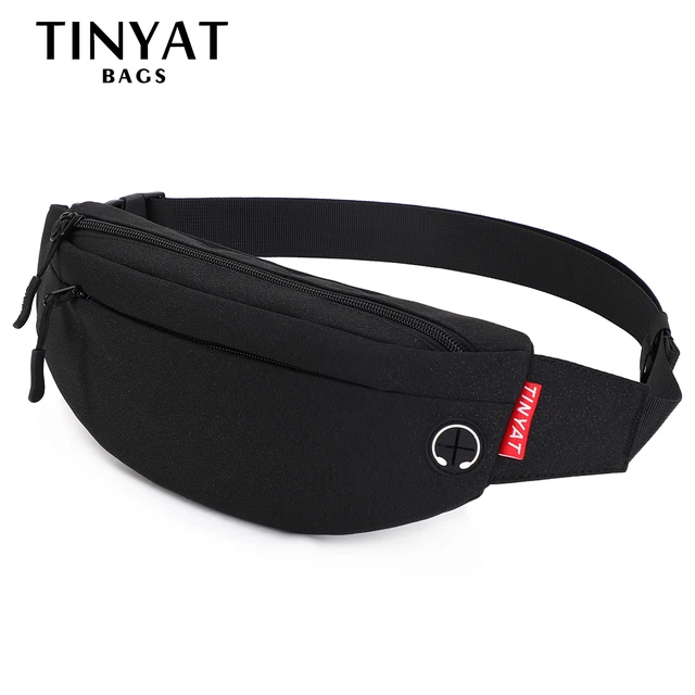 TINYAT Men Waist Bag Pack Purse: The Perfect Travel Companion